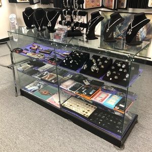 Glass display cabinet 250. W Jewelry 350
